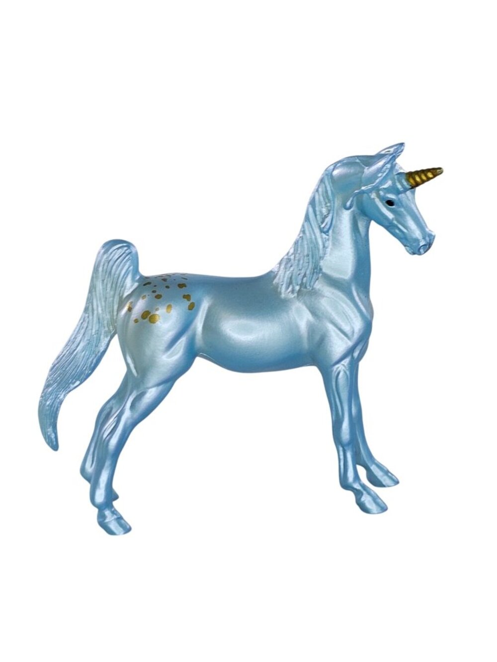 Breyer Stablemate Blue Unicorn Gold Spots American Saddlebred Horse #59218